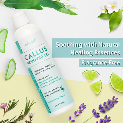 Ebanel Bundle of 5% Lidocaine Numbing Spray and Callus Remover Gel - Maple Wellness Supplements