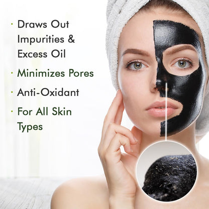 Ebanel Bundle of Charcoal Peel Off Face Mask, and 10-Pack Carbonated Bubble Clay Mask - Maple Wellness Supplements