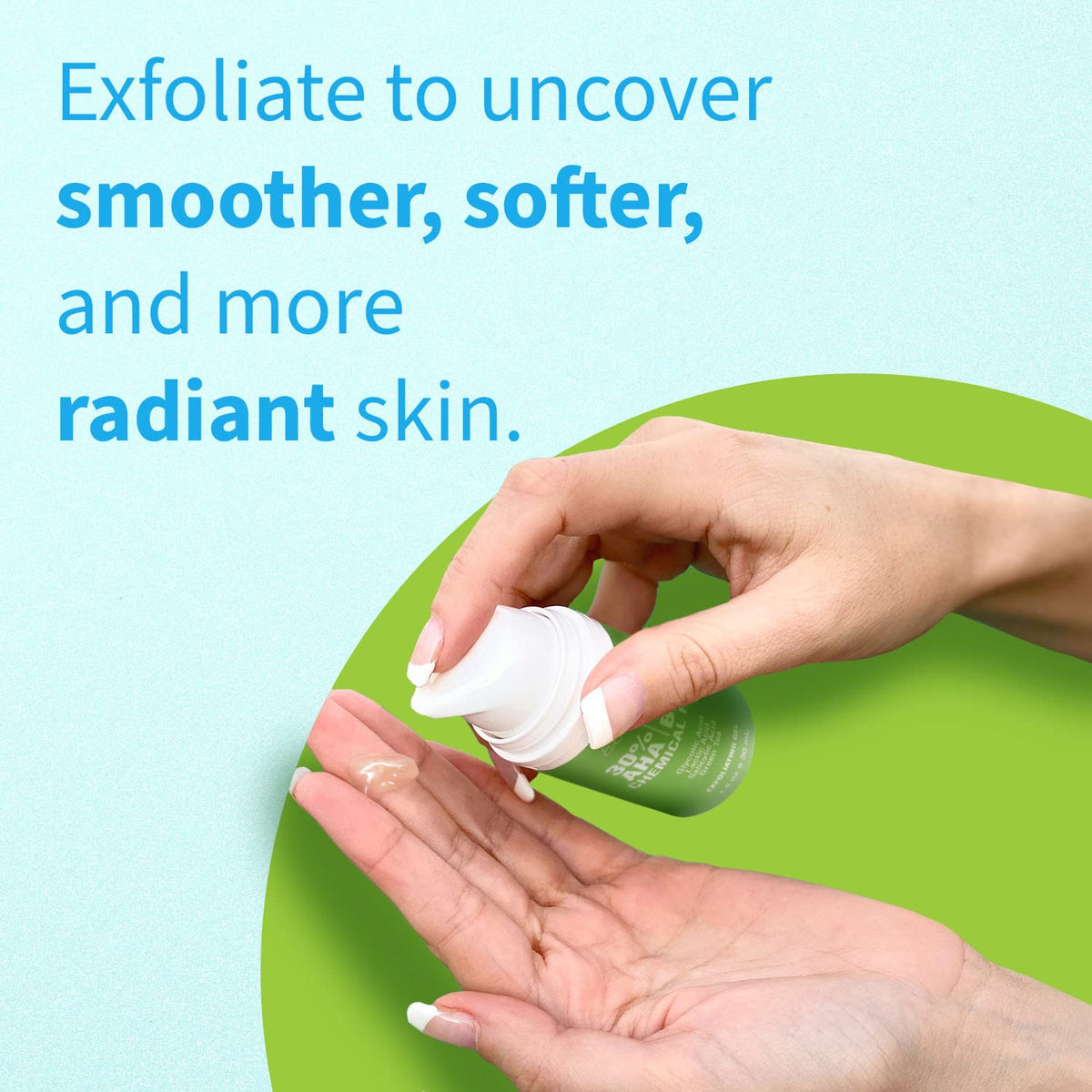 Ebanel Bundle of Gentle Exfoliating Face Scrub Peeling Gel and 30% AHA 2% BHA Chemical Peel Exfoliant Gel - Maple Wellness Supplements