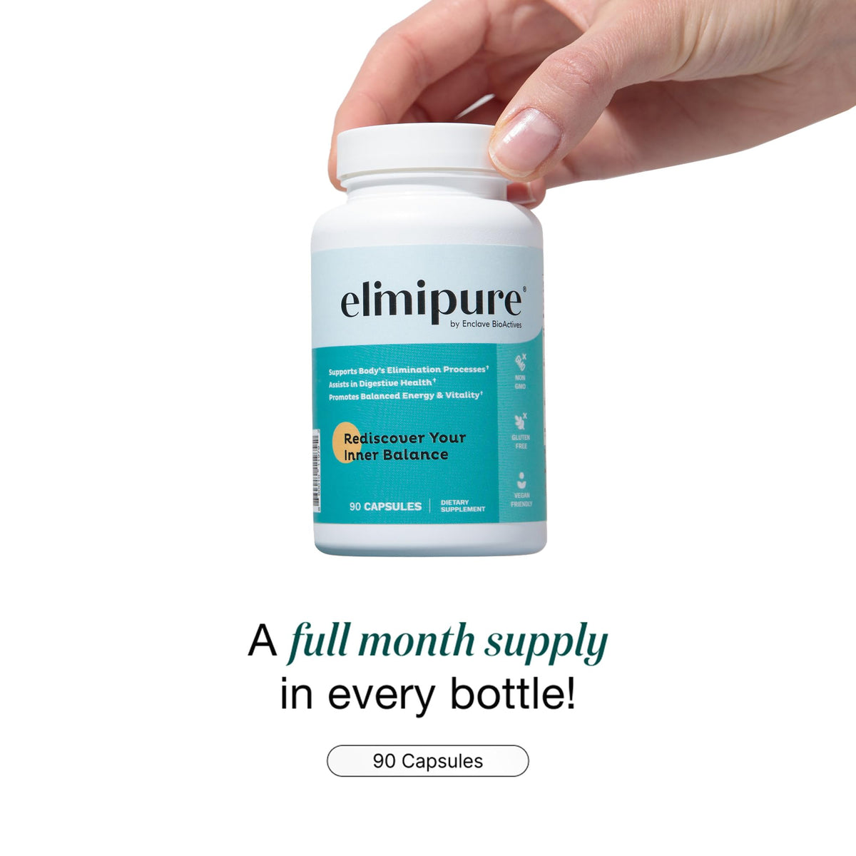 Elimipure Gut Cleanse & Restore Supplement: Natural & Effective Detox Cleanse Capsules | Fortify Your Microbiome | Effortless Morning Stools | Restore Your Gut from the Inside Out - Maple Wellness Supplements