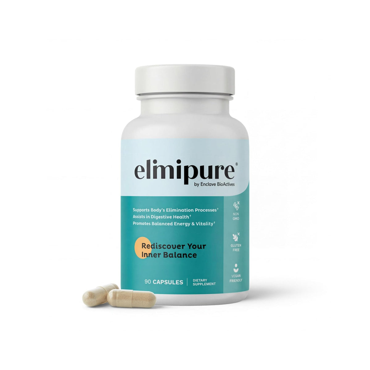 Elimipure Gut Cleanse & Restore Supplement: Natural & Effective Detox Cleanse Capsules | Fortify Your Microbiome | Effortless Morning Stools | Restore Your Gut from the Inside Out - Maple Wellness Supplements