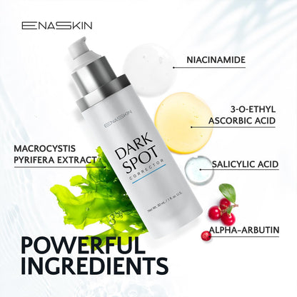 Enaskin Dark Spot Set - Serum & Soap Bars: Hyperpigmentation Body Treatment for Freckles Melasma Age Spot Sun Spot - Dark Spots Corrector Serum - Maple Wellness Supplements