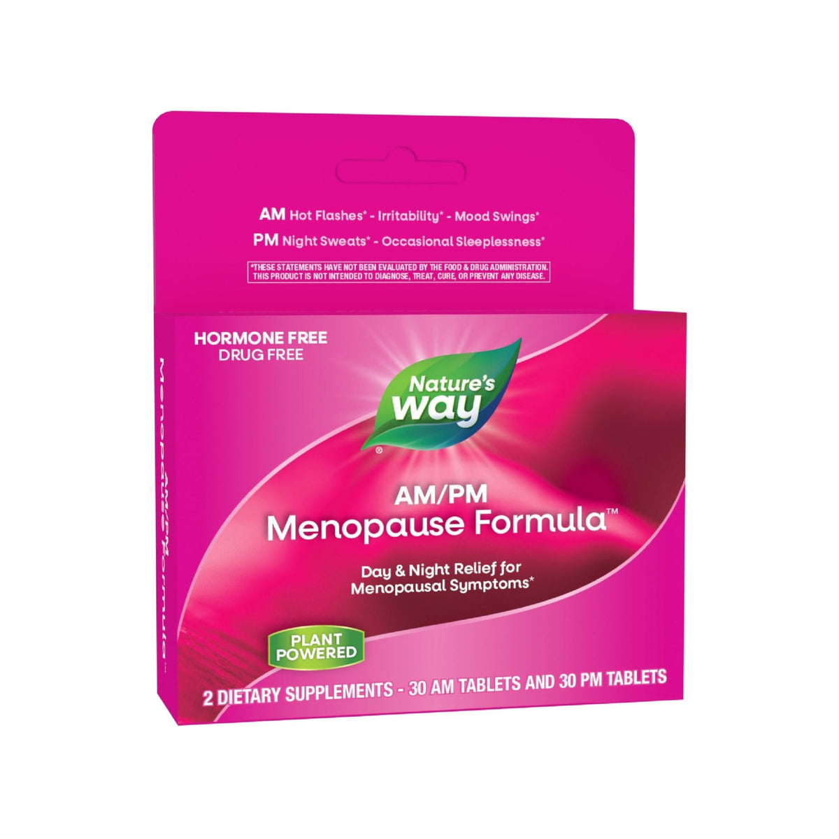 Enzymatic Therapy AM/ PM Menopause Hormone-Free Formula Daytime Energy & Restful Sleep (60 Count) - Maple Wellness Supplements