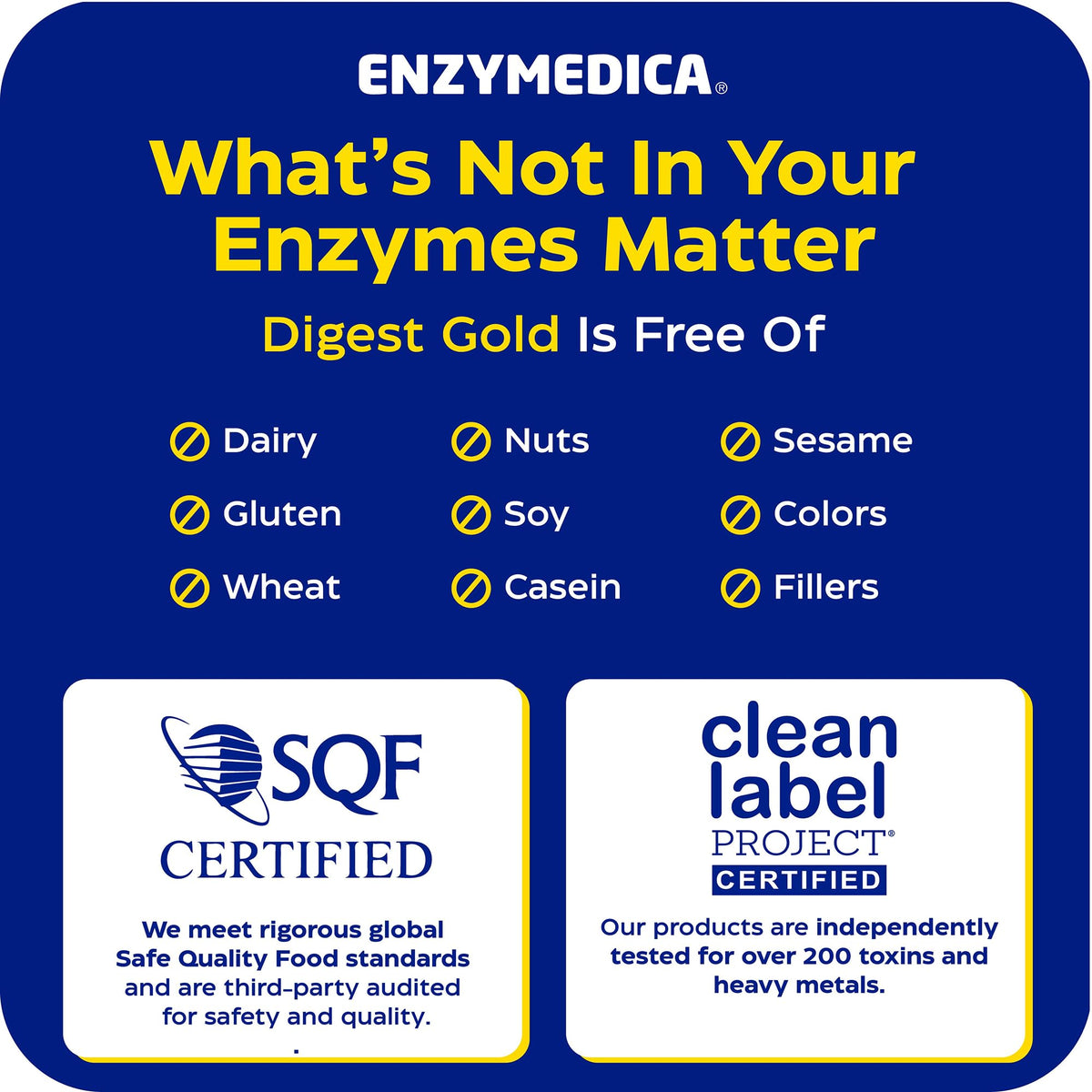 Enzymedica Digest Gold - Digestive Enzyme Supplement for Women & Men, Enzyme Capsules for Digestion, Gut Health Support, Helps Gas & Bloating, ATPro Energy Support, - Maple Wellness Supplements