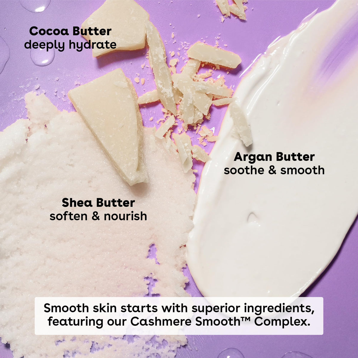 eos Cashmere Whipped Oil Body Butter, Vanilla Cashmere, 72 Hour Weightless Moisture - Maple Wellness Supplements