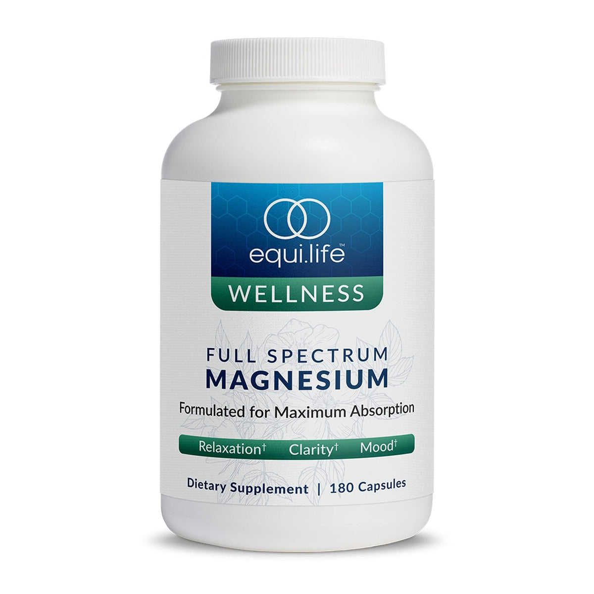 Equilife Full Spectrum Magnesium Supplement, Magnesium Glycinate, Citrate, & Malate, Bioavailable Mineral Blend, Dairy, Soy, & Gluten Free - Maple Wellness Supplements