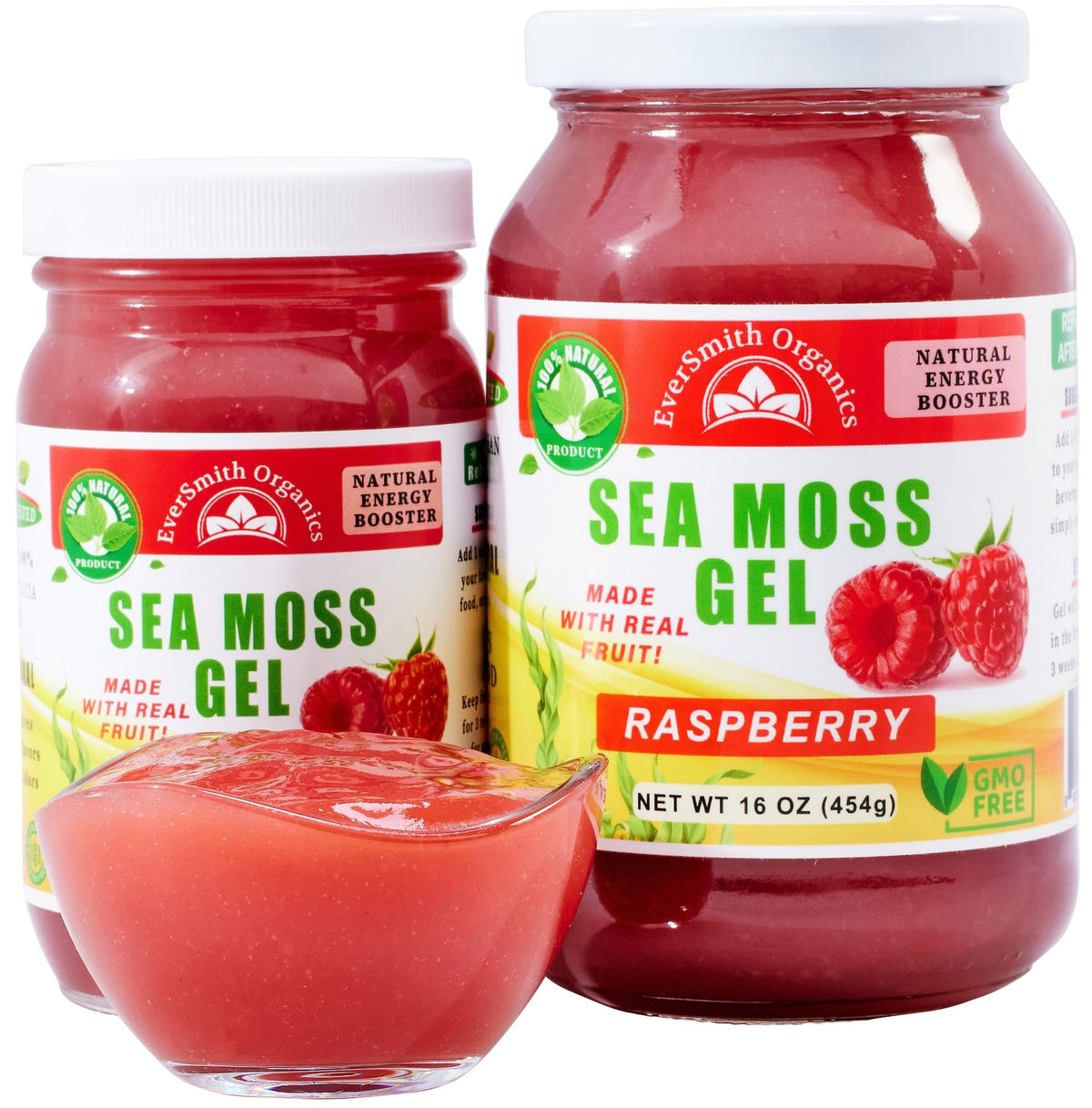 EverSmith Organics - Wildcrafted Irish Sea Moss Gel | Made in USA | Rich in Vitamins - Maple Wellness Supplements