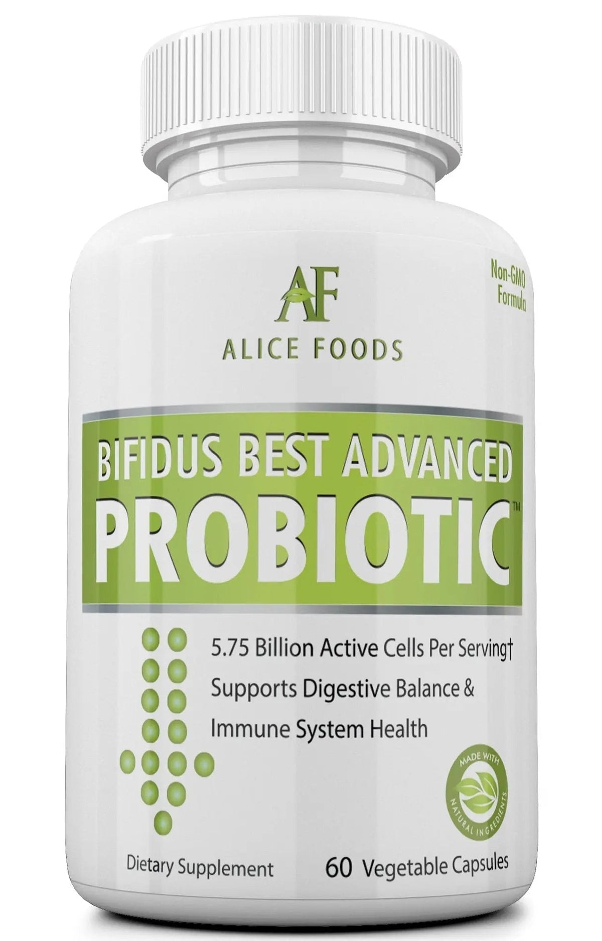 Fast Natural Bloating Relief - Bifidus Best Advanced Probiotic 60 Day + Kombucha Guide - Premium Probiotics for Men and Women - for Intestinal Problems, Bloating, Diarrhea, Gas, Bladder, UTI - Maple Wellness Supplements