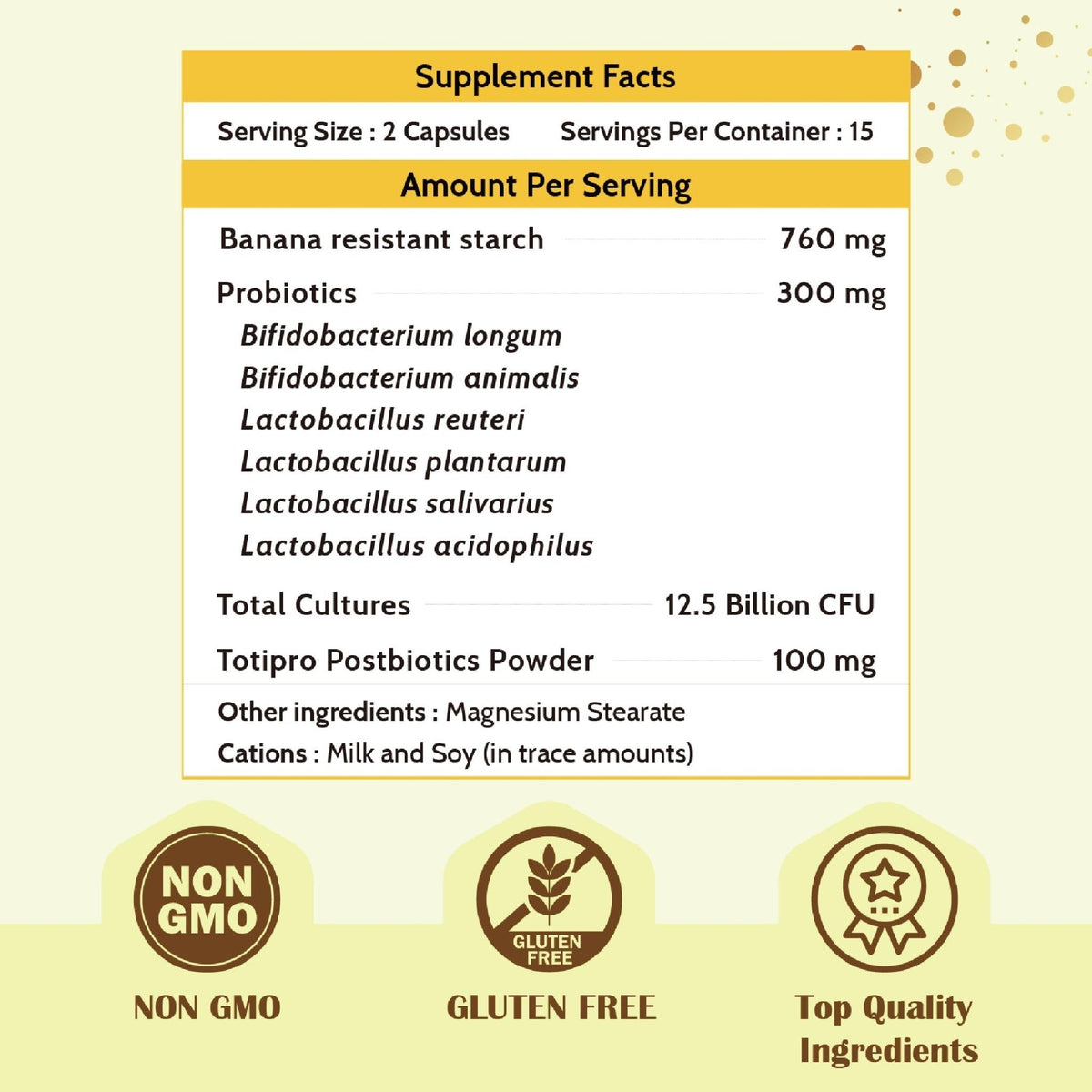 Fecula Biotech Synbiotic for Gut Health | 3-in-1 Daily Prebiotic, Probiotic, Postbiotic for Digestive Health, Bloat & Immune Support - Maple Wellness Supplements