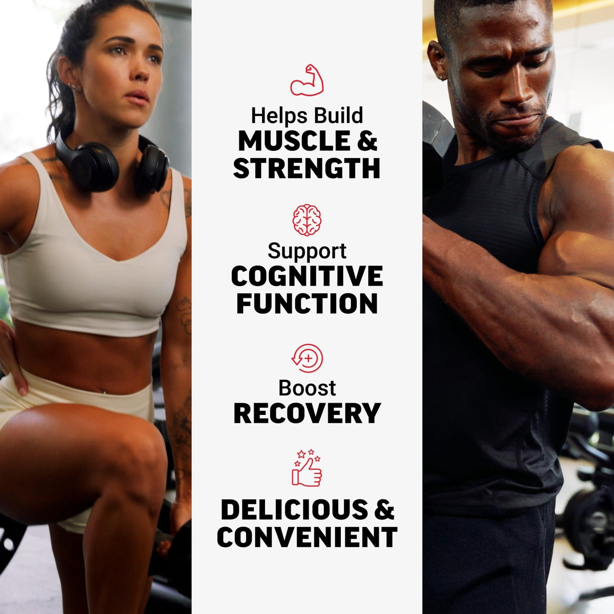 Force Factor Creatine Monohydrate Gummies, NSF Certified, 5g Dose for Men & Women to Support Muscle, Strength, Recovery, Cognitive Health & Memory, Mixed Berry, 150 Gummies - Maple Wellness Supplements