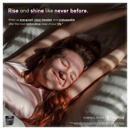 Formulation Factory The Night Before 10-in-1 Sleep Support | Melatonin 4mg, Magnesium Glycinate 300mg, L-Theanine, Glycine & More | Supports Relaxation, - Maple Wellness Supplements