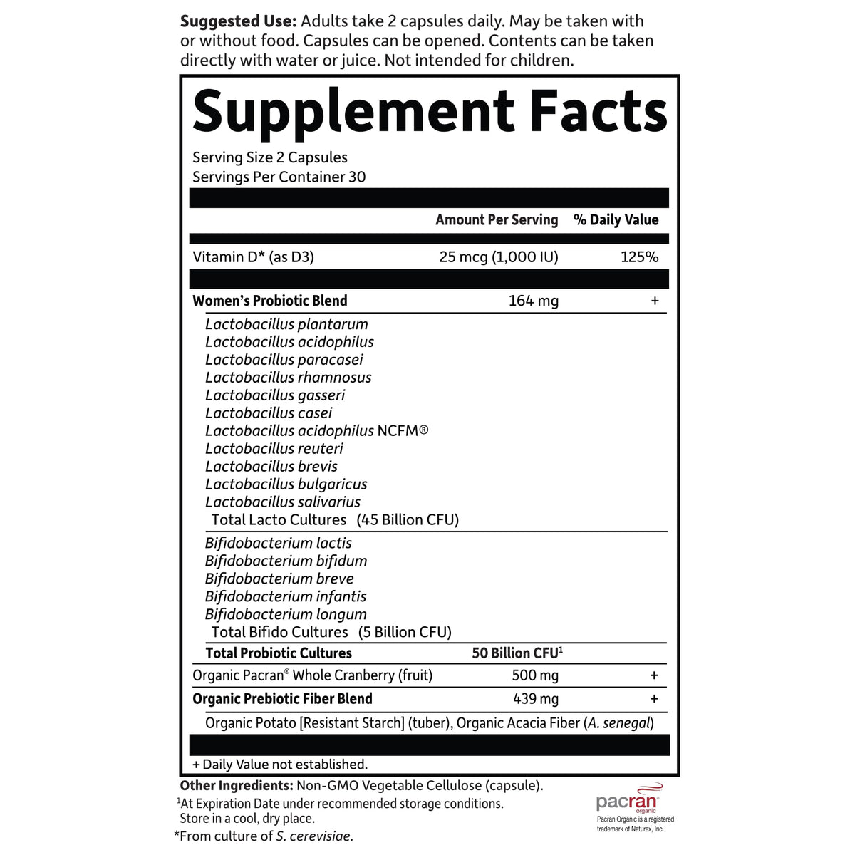 Garden of Life Dr. Formulated Probiotics Urinary Tract+ - 50 Billion CFU - Supports Digestive, Immune & Urinary Tract Health - Maple Wellness Supplements