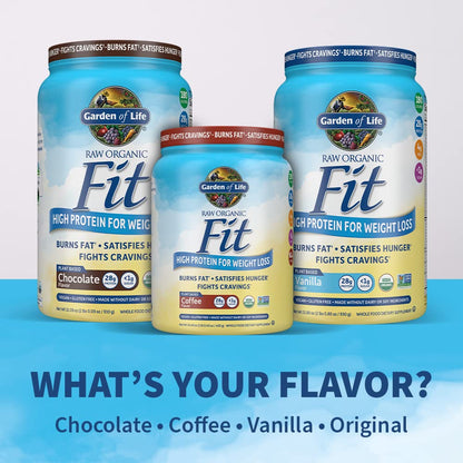 Garden of Life Raw Organic Fit Vegan Protein Powder Vanilla, 28g Plant Based Protein - Maple Wellness Supplements