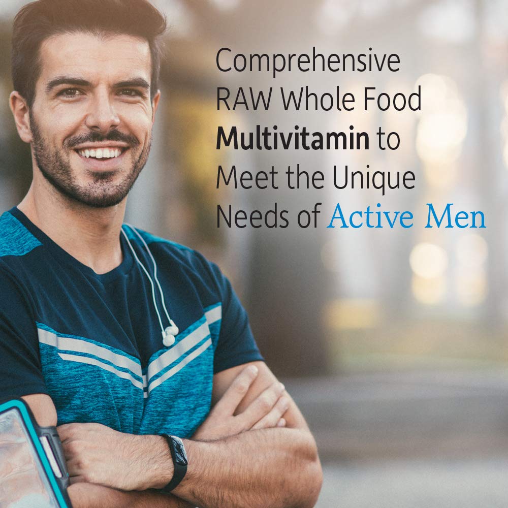 Garden of Life Vitamin Code Raw One for Men, Once Daily Multivitamin, 75 Capsules, One a Day Mens Vitamins Plus Fruit, Veggies & Probiotics for Mens Health - Maple Wellness Supplements