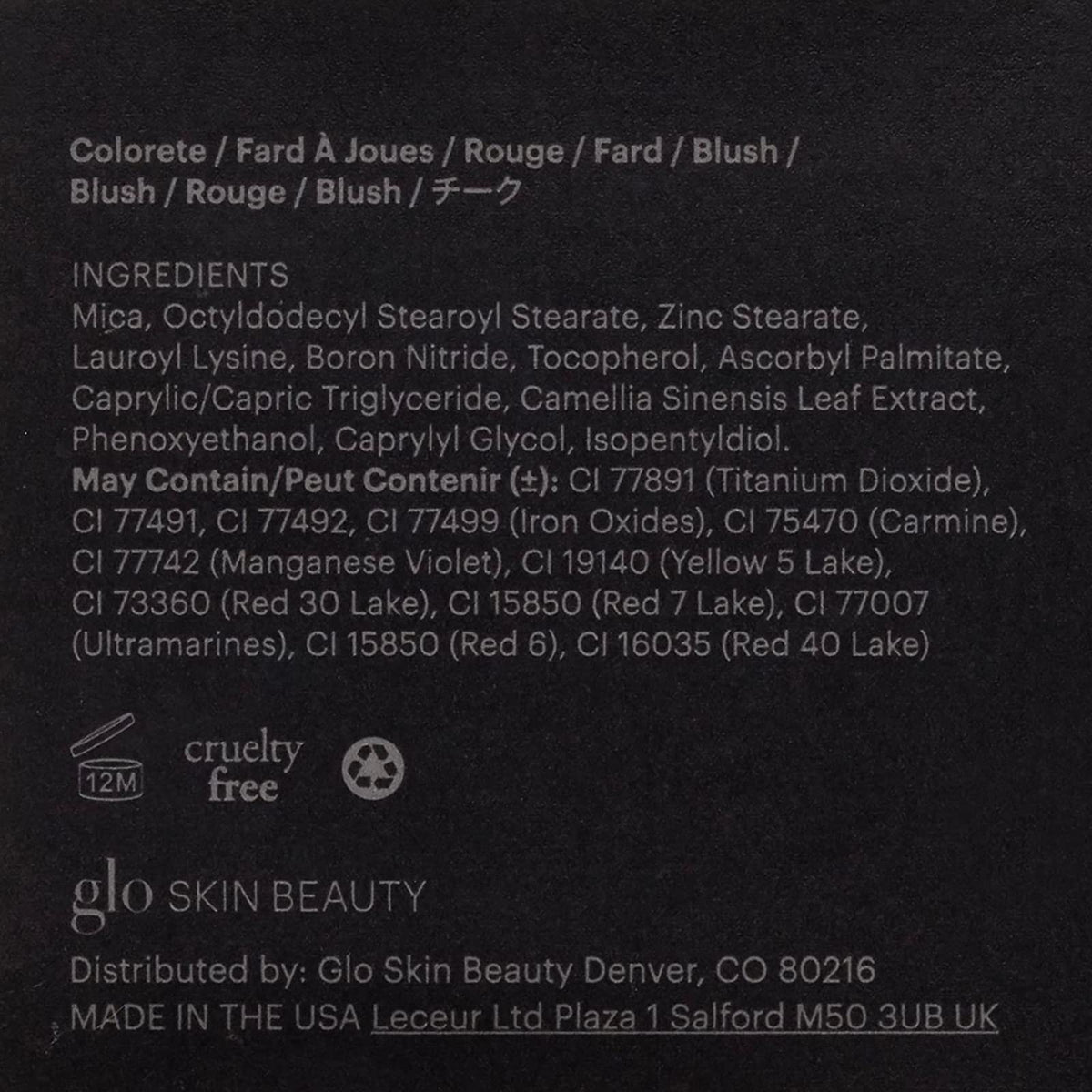 Glo Skin Beauty Blush (Sheer Petal) - Pressed Powder Blush for Cheeks, High Pigment Mineral Face Makeup Creates a Natural, Healthy Glow - Maple Wellness Supplements