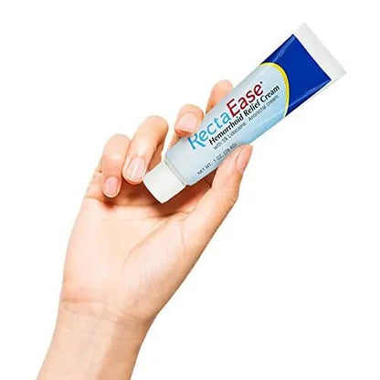 Globe RectaEase 5% Lidocaine (3 Pack) Hemorrhoid Relief Cream 1 oz Tube, Anorectal Cream, Rapid Numbing Relief, Hemorrhoid Treatment from Itch and Burn - Maple Wellness Supplements