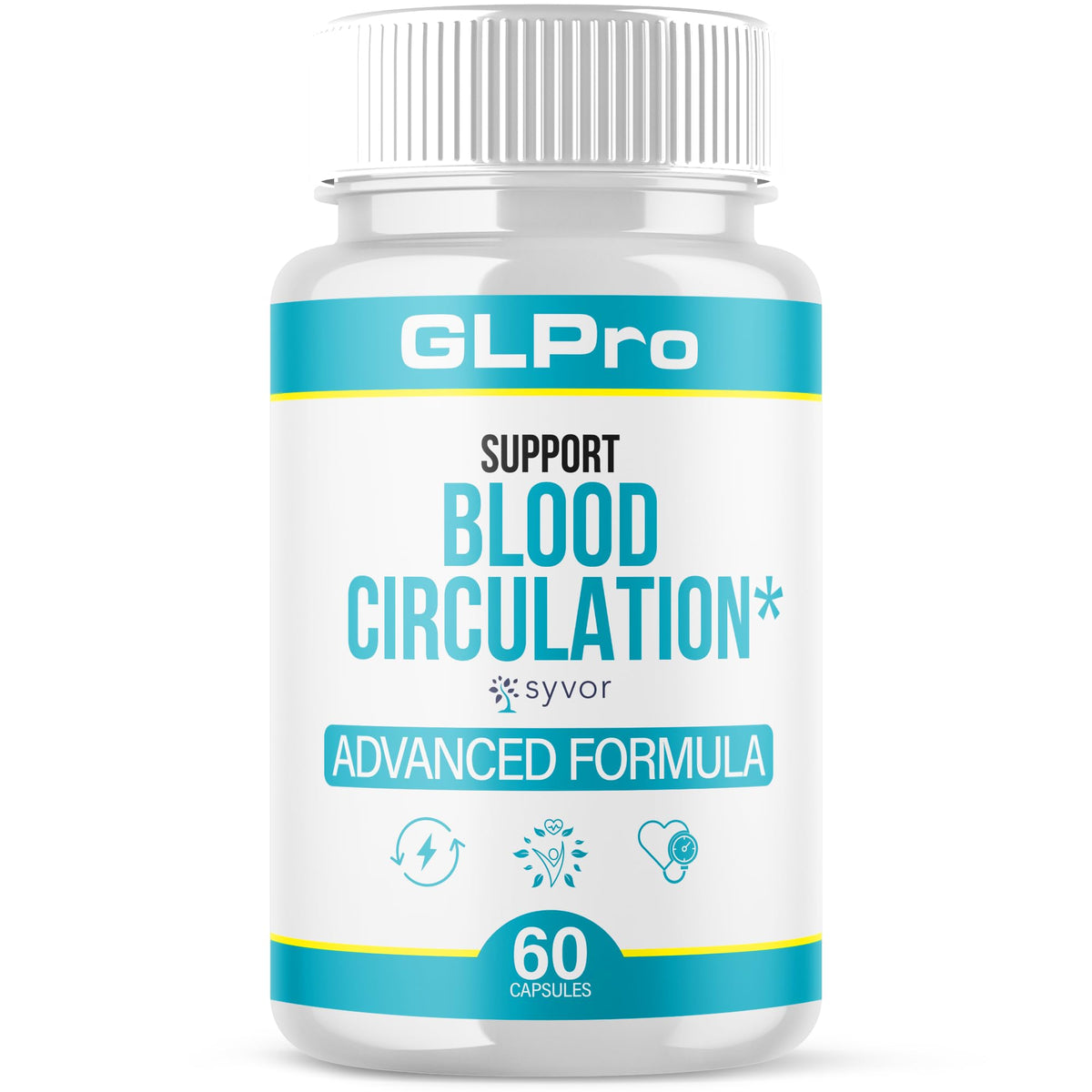 GLPro Blood Capsules, Official GLPro Blood Health Support Pills with All Natural Ingredients, Advanced Formula Supplement with Maximum Strength Premium Vitamins for Women and Men (60 Capsules) - Maple Wellness Supplements