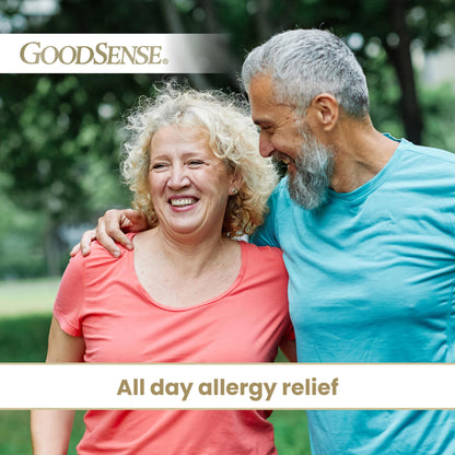 GoodSense 24 Hour Allergy Relief, Cetirizine Hydrochloride Tablets, 10 mg, Antihistamine - Maple Wellness Supplements