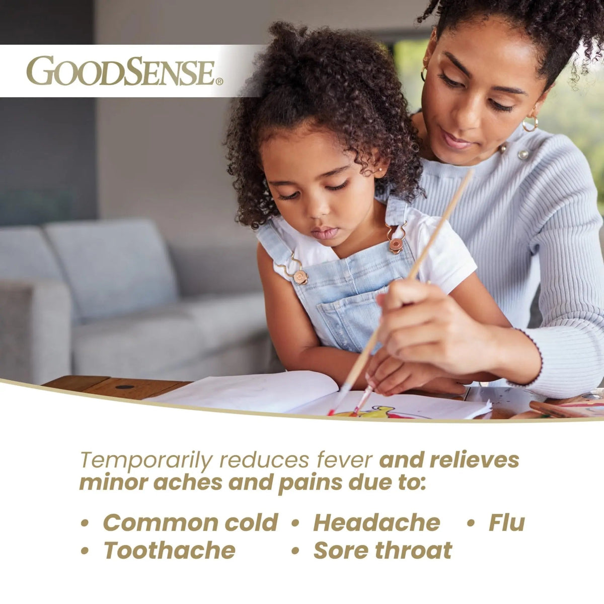 GoodSense Children's Pain and Fever Oral Suspension Liquid, Acetaminophen 160 mg per 5 mL, Bubble Gum Flavor - Maple Wellness Supplements