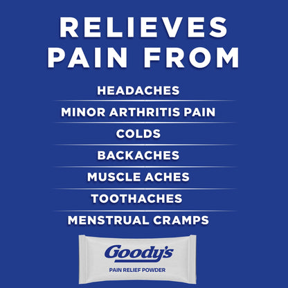 Goody's Pain Relief Powders, Extra Strength Headache Powder, 50 ct (Pack of 1) - Maple Wellness Supplements