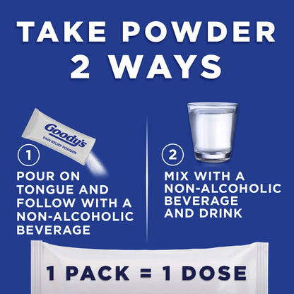 Goody's Pain Relief Powders, Extra Strength Headache Powder, 50 ct (Pack of 1) - Maple Wellness Supplements