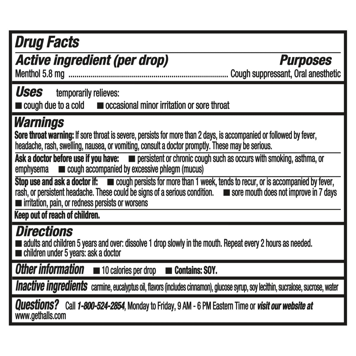 Halls Cough and Throat Relief Cherry Cough Drops, Bulk Pack, 250 Drops - Maple Wellness Supplements