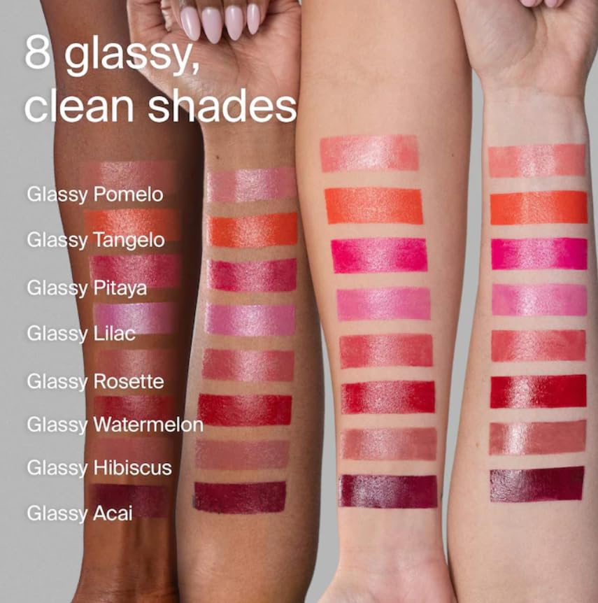 HAUS LABS BY LADY GAGA Color Fuse Lip + Cheek Blush Balm Stick in Glassy Acai & ENTEL Aloe Vera Sheet Masque (BONUS) - Maple Wellness Supplements