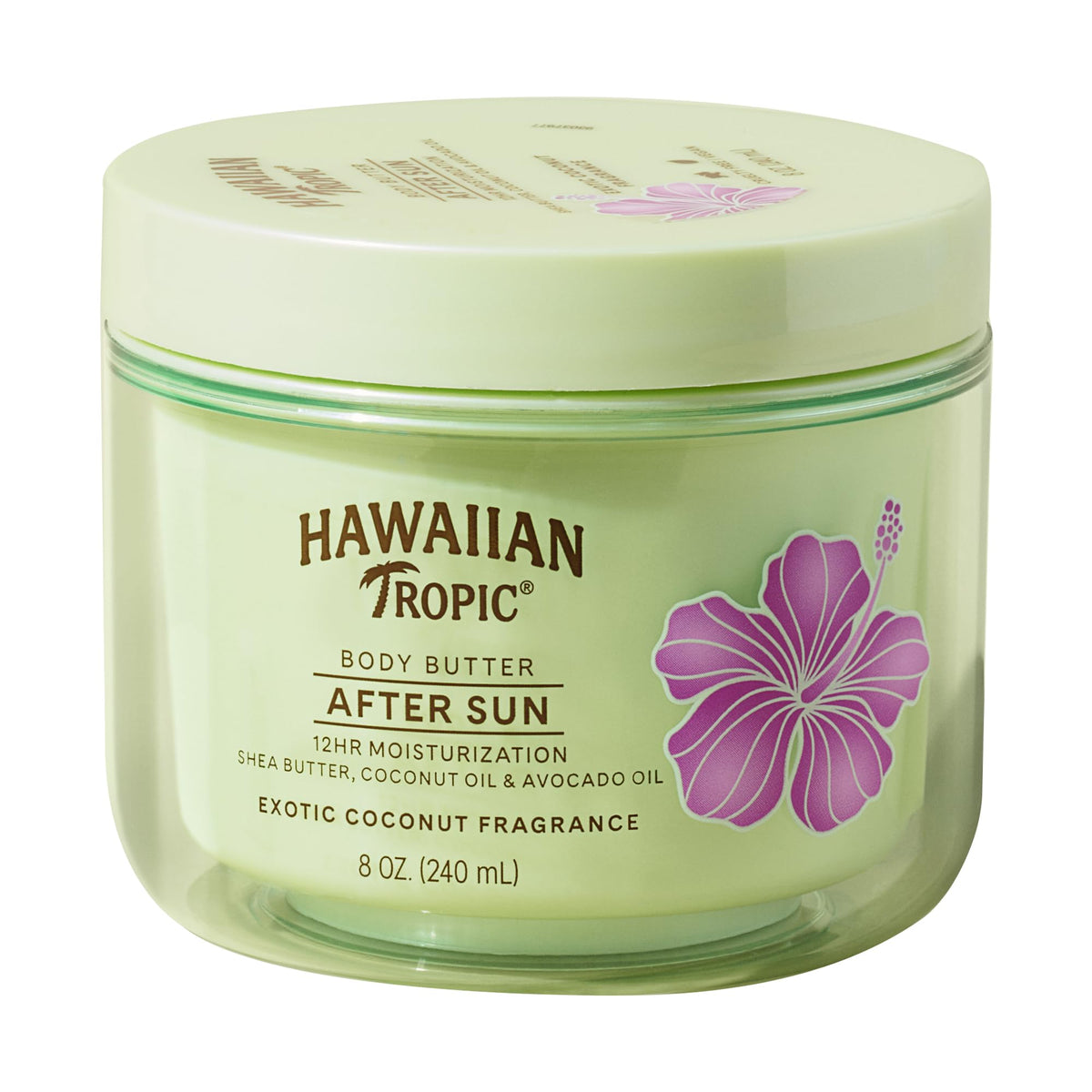 Hawaiian Tropic After Sun Body Butter with Coconut Oil, 8oz, After Sun Lotion, Moisturizing Body Lotion, After Sun Moisturizer - Maple Wellness Supplements