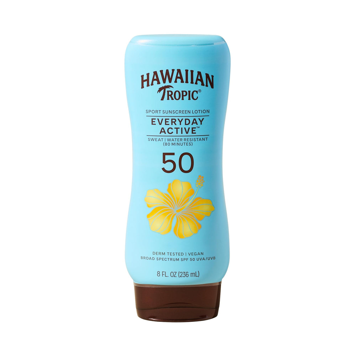 Hawaiian Tropic Everyday Active Sunscreen Lotion, SPF 50 Sunblock, 8 Fl Oz - Maple Wellness Supplements