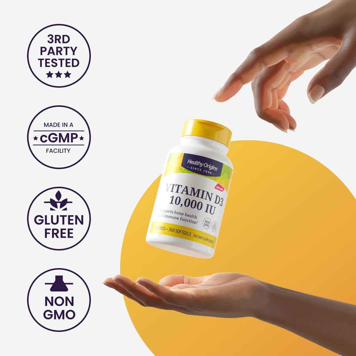 Healthy Origins Digestive Enzymes, 90 Veggie Capsules - Broad Spectrum, Multi-Enzyme Blend with Protease, Amylase & Lipase - Supports GI Comfort, - Maple Wellness Supplements