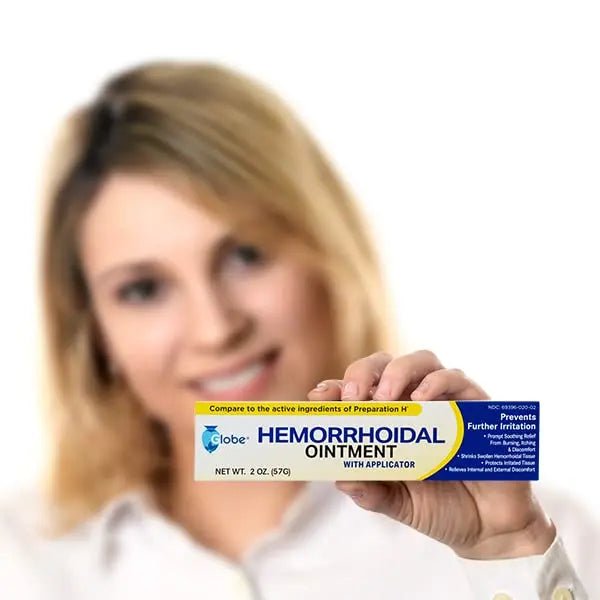 Hemorrhoidal Pain Relief Ointment 2 oz (56g) Per Tube Hemorrhoid Treatment for Fast Acting Itch, Swelling, and Maximum Strength Pain Relief (3 Pack) - Maple Wellness Supplements
