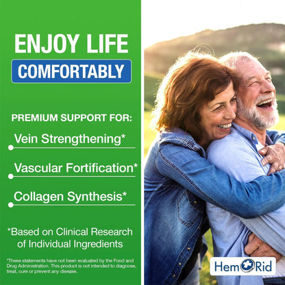HemRid Max - Fast Hemorrhoid Relief. Get The Hemorrhoid Pills That Actually Work. Works in Just 2-5 Days. - Maple Wellness Supplements