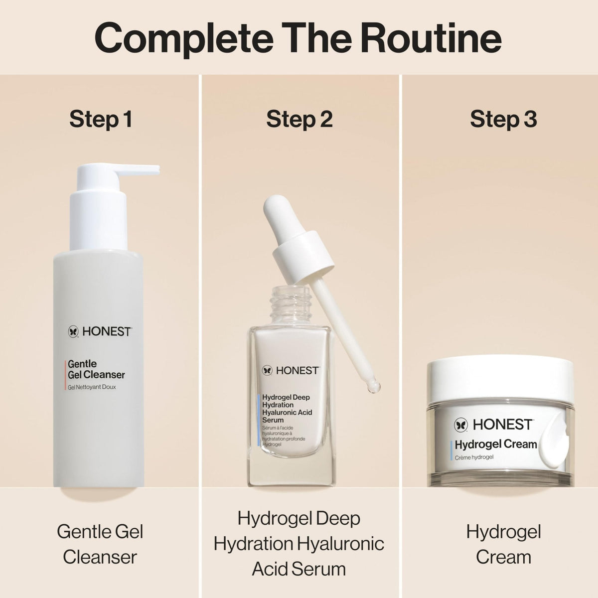 Honest Beauty Hydrogel Cream with Hyaluronic Acid, Lightweight Moisturizing Water, Gentle for Sensitive Skin - Maple Wellness Supplements