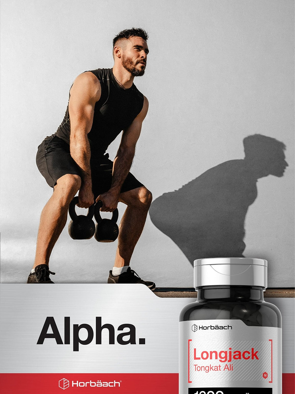 Horbäach Longjack Tongkat Ali for Men and Women | 120 Capsules | Extract Supplement | Maximum Strength Pills - Maple Wellness Supplements