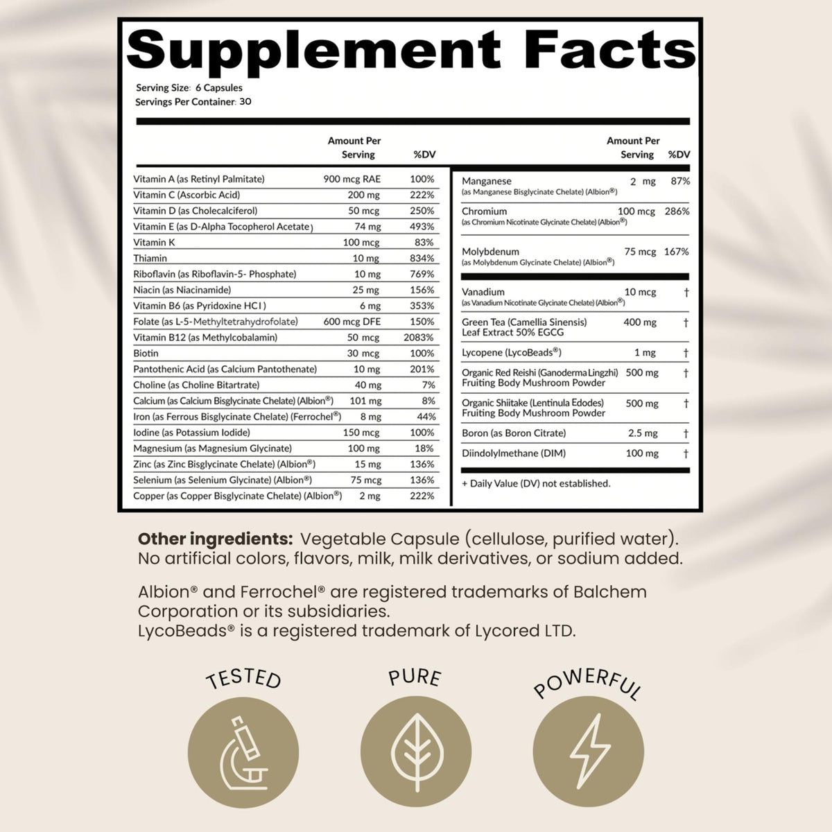 HPD Rx ONE Immunity Boost Multivitamin Supplements for Women and Men | Advanced Immunity Defense Support | Helps Immune Response | 1-Month Supply, 180 Capsules, Pack of 1 - Maple Wellness Supplements