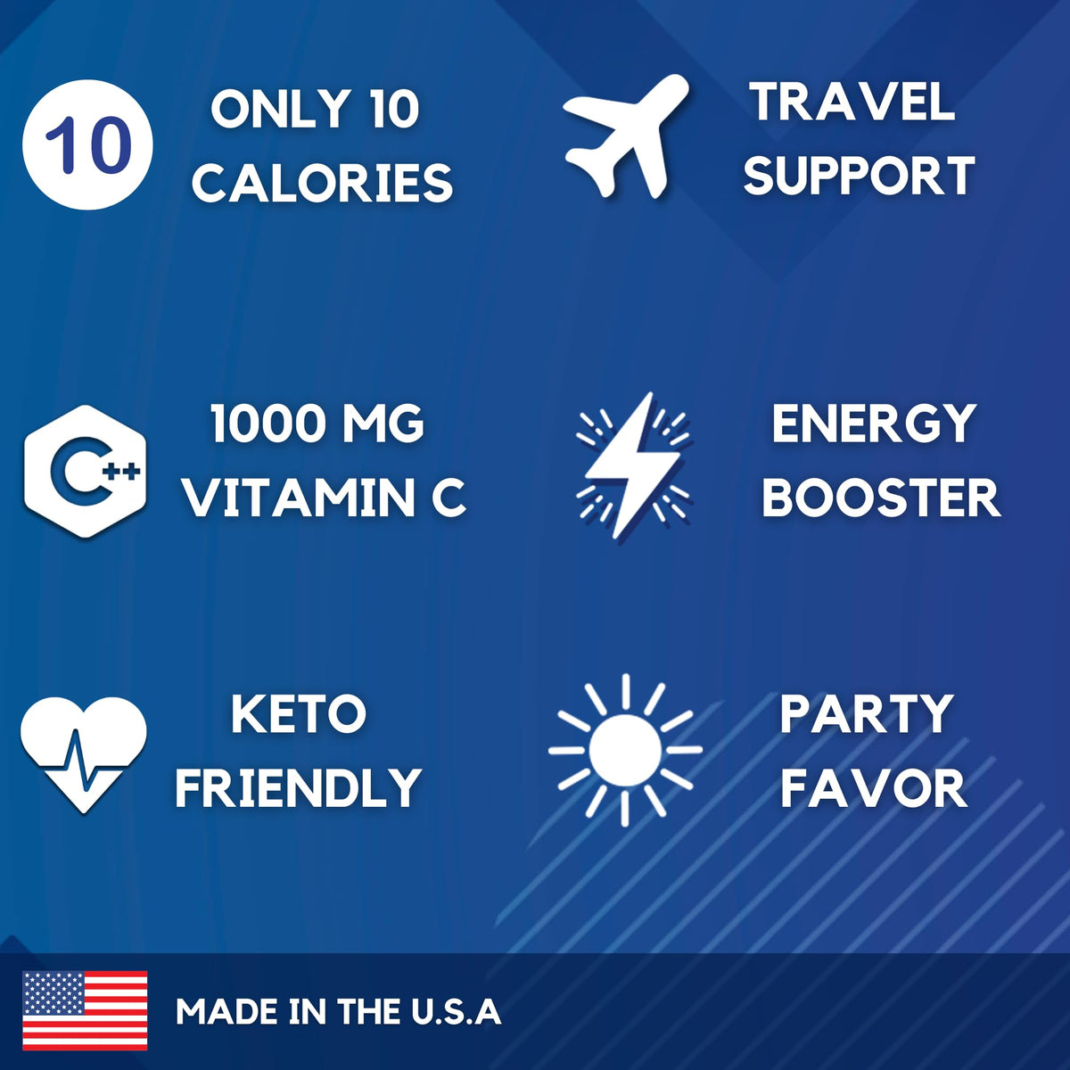 HydroMATE Electrolytes Powder Drink Mix Packets Hydration Accelerator Low Sugar Party Favors for Rapid Recovery Vitamin C Plu - Maple Wellness Supplements