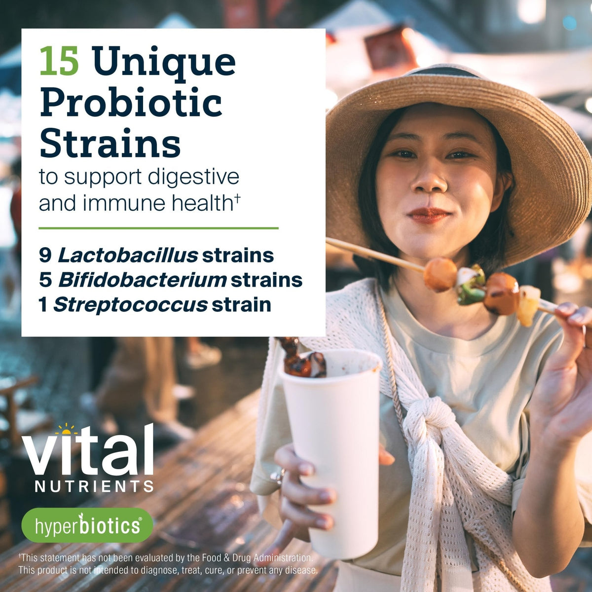 Hyperbiotics Vital Nutrients Pro-15 Prebiotics and Probiotics for Women and Men | 15 Science Backed Strains | Supports Occasional Constipation, Diarrhea, Gas & Bloating | 30 Vegan Time Release Pearls - Maple Wellness Supplements