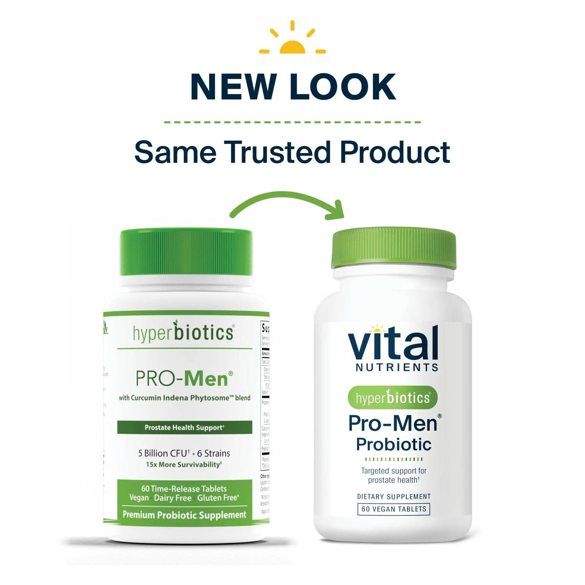 Hyperbiotics Vital Nutrients Pro Men Probiotics | Vegan Advanced Probiotics for Men | Clinically Studied for Prostate Health, Digestive Balance and Gut Health* | Gluten, Dairy, Soy Free | 60 Tablets - Maple Wellness Supplements