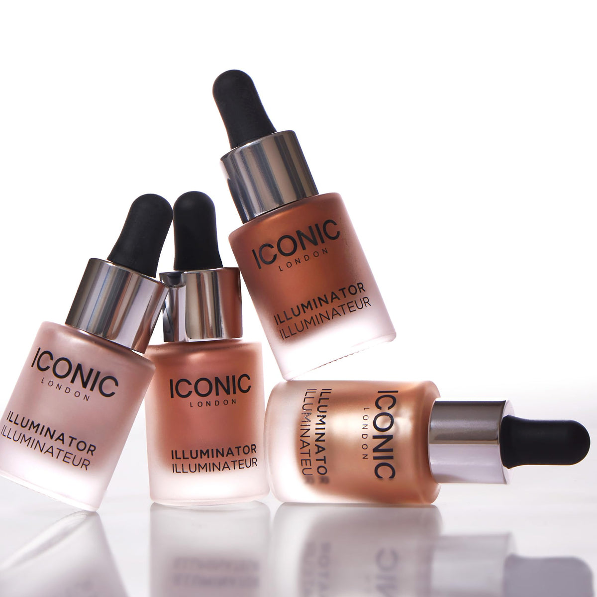 ICONIC LONDON Illuminator | Liquid Highlighting Drops for a Radiant Glow, Cruelty-Free, Vegan Makeup, Glow (Terracotta Bronze) 0.45 Fl oz - Maple Wellness Supplements
