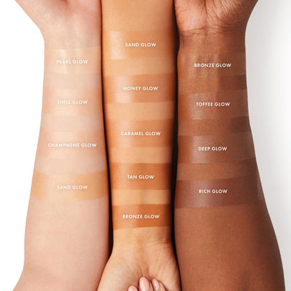 ICONIC LONDON Radiance Booster | Liquid Radiance Lightweight Skin Tint for a Glowy Makeup Look, Cruelty Free, Vegan Makeup (Sand Glow) 30 mL/ 1.01 Fl Oz - Maple Wellness Supplements