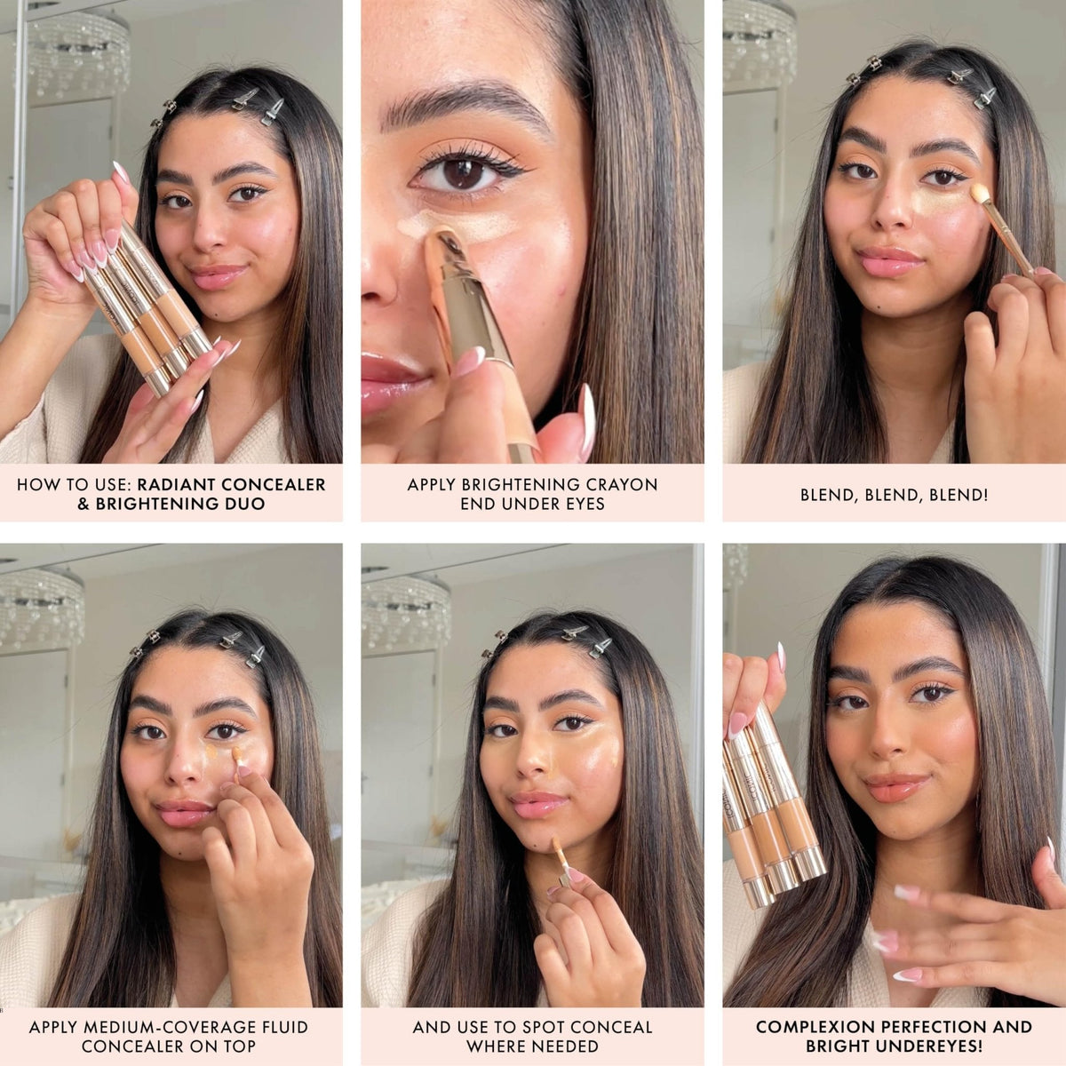 ICONIC LONDON Radiant Concealer & Brightening Duo | Creamy Liquid + Brightening Crayon Dual Ended Concealer, Cruelty Free, Vegan Makeup (Neutral Fair) 0.08 oz - Maple Wellness Supplements
