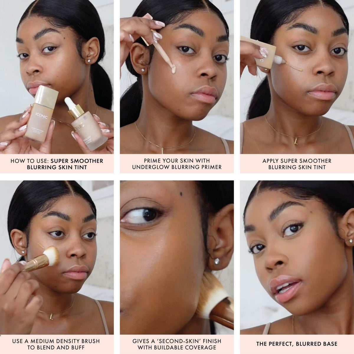 ICONIC LONDON Super Smoother Blurring Skin Tint | Light to Medium Coverage, Hydrating, Ultra-Lightweight Tinted Moisturizer, Cruelty-Free, Vegan Makeup (Golden Medium) 1.01 Fl oz - Maple Wellness Supplements