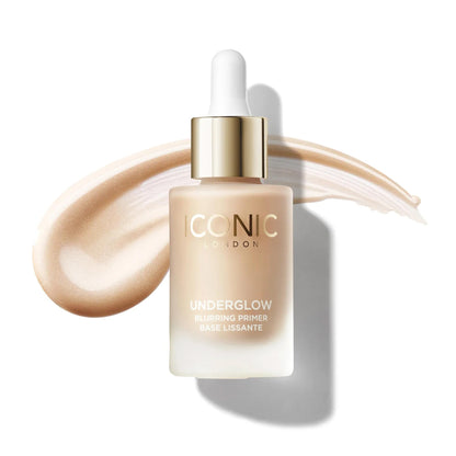 ICONIC LONDON Underglow Blurring Primer | Blurs Imperfections and Gives Skin a Radiant Glow, Cruelty-Free, Vegan Makeup Universal Shade, 0.91 Fl oz - Maple Wellness Supplements