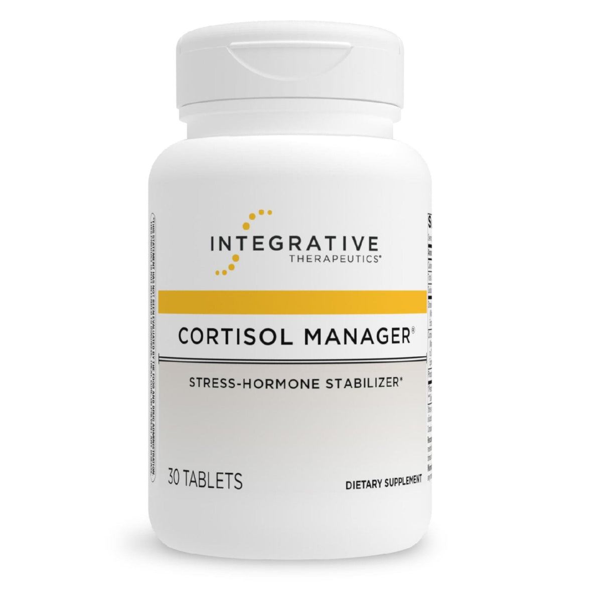 Integrative Therapeutics Cortisol Manager - Balance Cortisol & Support Relaxation for Restful Sleep* - Includes Ashwagandha & L-Theanine for Confidence with Less Stress* - 30 Tablets (15 Servings) - Maple Wellness Supplements