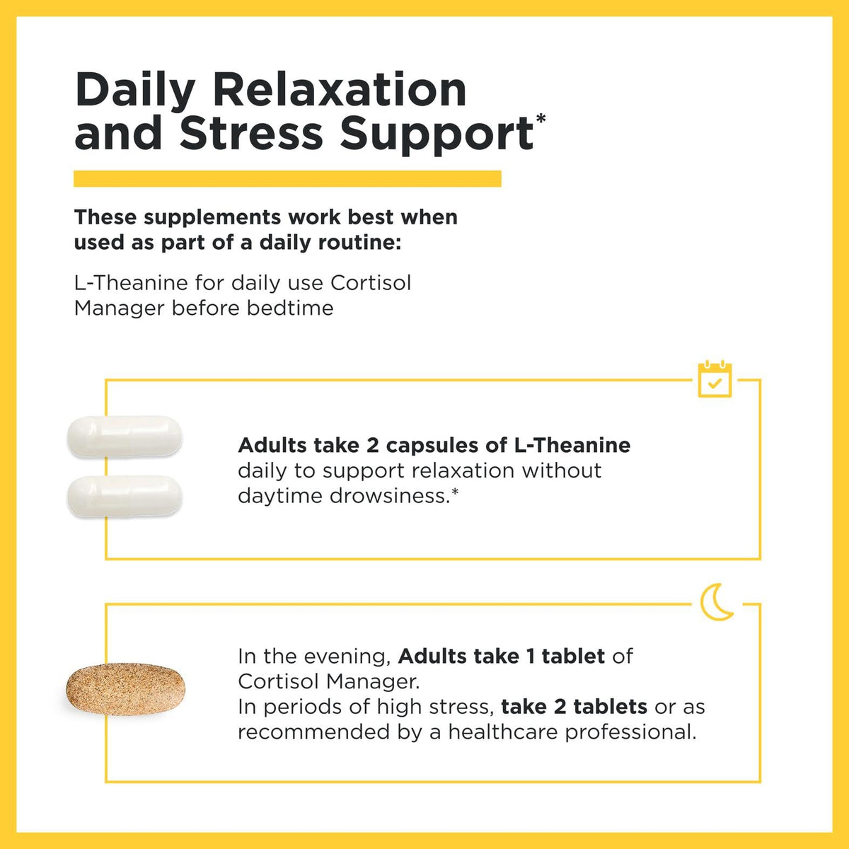 Integrative Therapeutics Cortisol Manager & L-Theanine - Maple Wellness Supplements