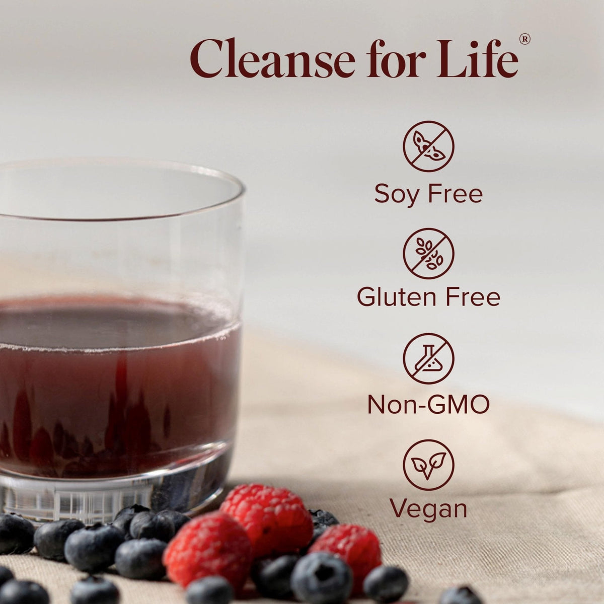 Isagenix Cleanse for Life - Powder Supplement for Cleanse Drink with No Laxatives or Diuretics - Support Metabolism with Vitamin B12 & Niacin - Maple Wellness Supplements
