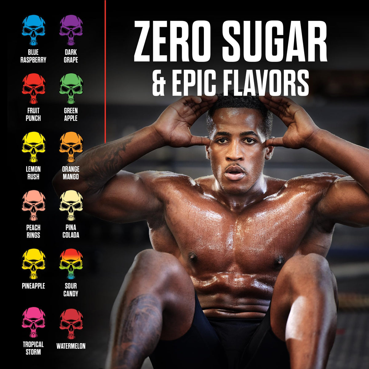 JNX SPORTS The Curse! Pre Workout Powder - Tropical Storm 50 Servings | Preworkout - Maple Wellness Supplements