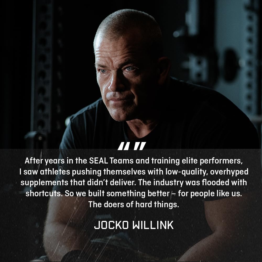 Jocko Fuel Creatine Monohydrate Stick Packs - Pure Micronized Travel Size Powders for Men & Women, Supports Muscle Growth, Strength, Recovery & Cognition, - Maple Wellness Supplements