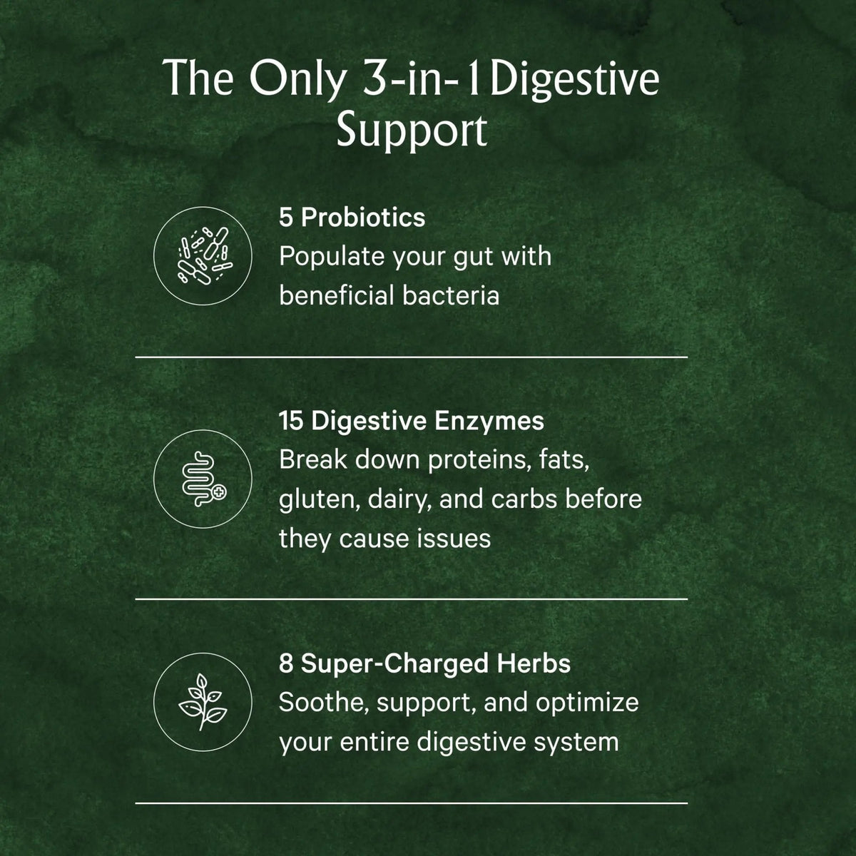 Juna Digestive Enzymes + Probiotic — 3-in-1 Daily Gut Support for Bloat Relief, Smooth Digestion & Microbiome Balance | 15 Enzymes, 5 Probiotics, 8 Botanicals | Vegan, 3rd-Party Tested | 60 Capsules - Maple Wellness Supplements
