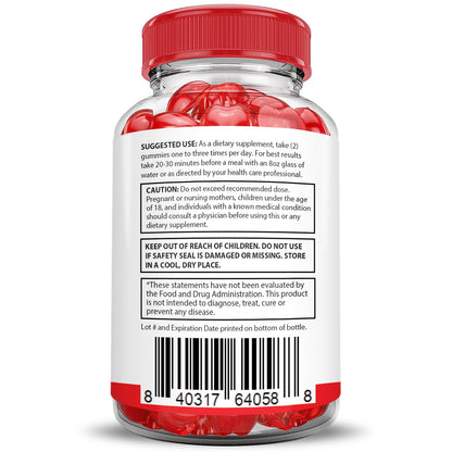 Justified Laboratories (5 Pack) Vital Pump XL Performance Gummies 1000MG Advanced Formula Vital PumpXL Formulated with Beet Juice ACV Pomegranate Beet Powder B12 Vegan Non GMO 300 Gummys - Maple Wellness Supplements